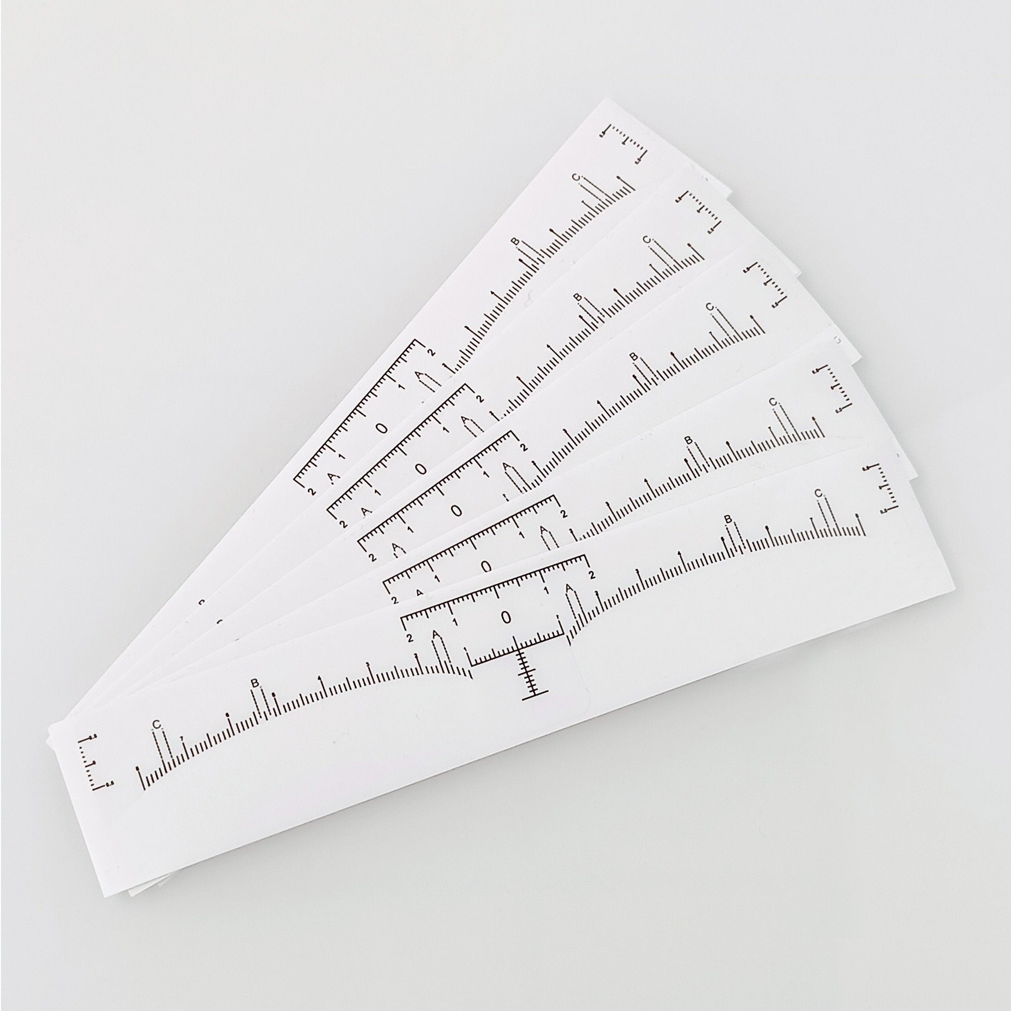 Miarka do brwi 10szt